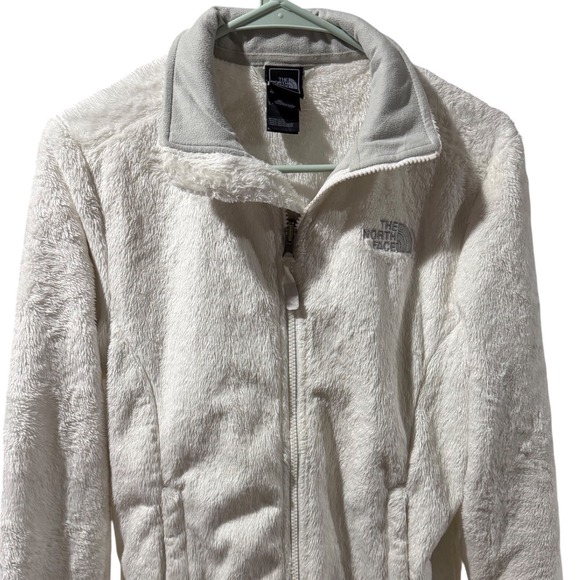 The North Face Jackets & Blazers - The North Face Osito Fleece Jacket Womens Small White Full Zip High Pile Soft